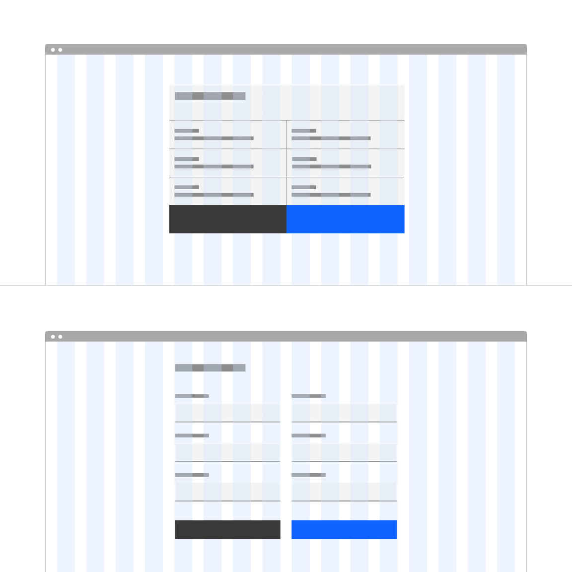 Example of a fluid and default form